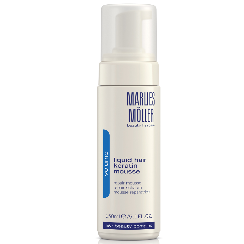 Мус відновлюючий структуру волосся "Рідкий кератин" Marlies Moller Liquid Hair Keratin Mousse